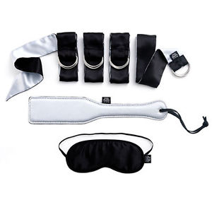 fifty shades of gray bondage kit, bdsm accessory